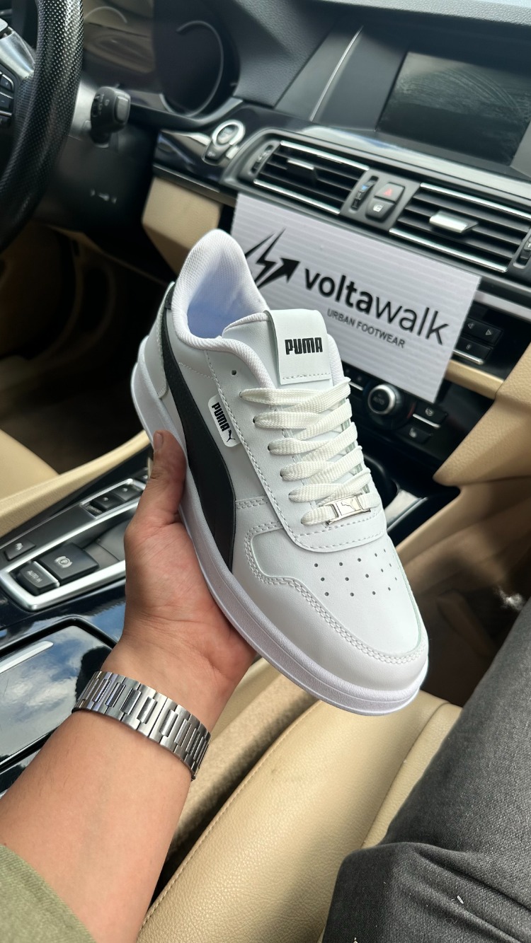 Puma Caven 2.0 Beyaz Siyah Detayli