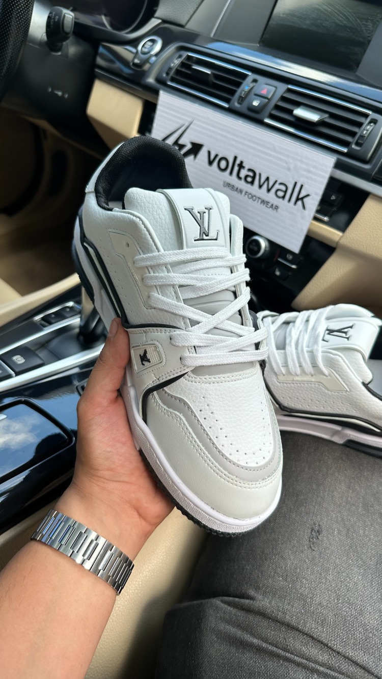 Louis Vuitton Trainer White Black