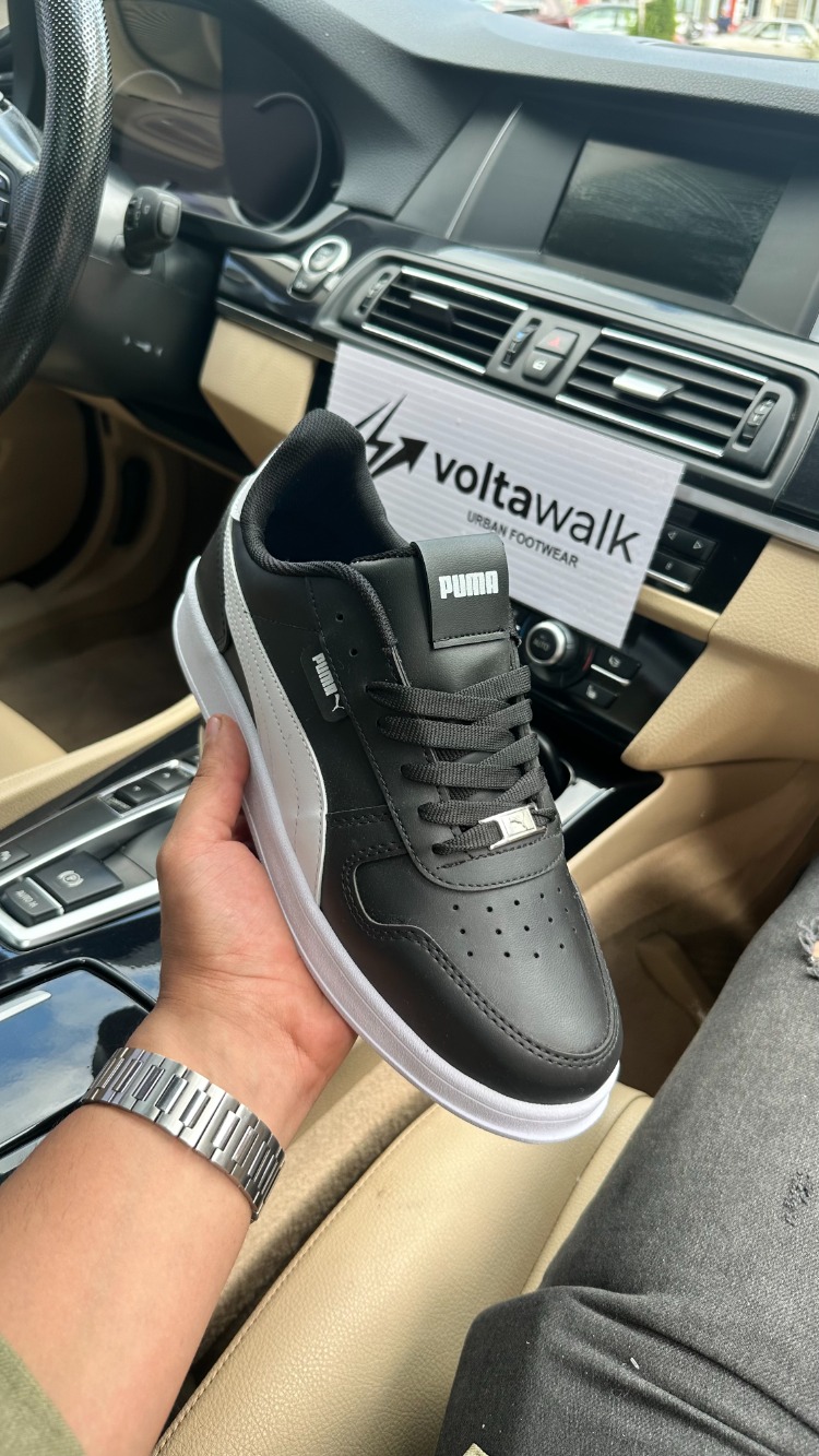 Puma Shuffle Siyah Beyaz