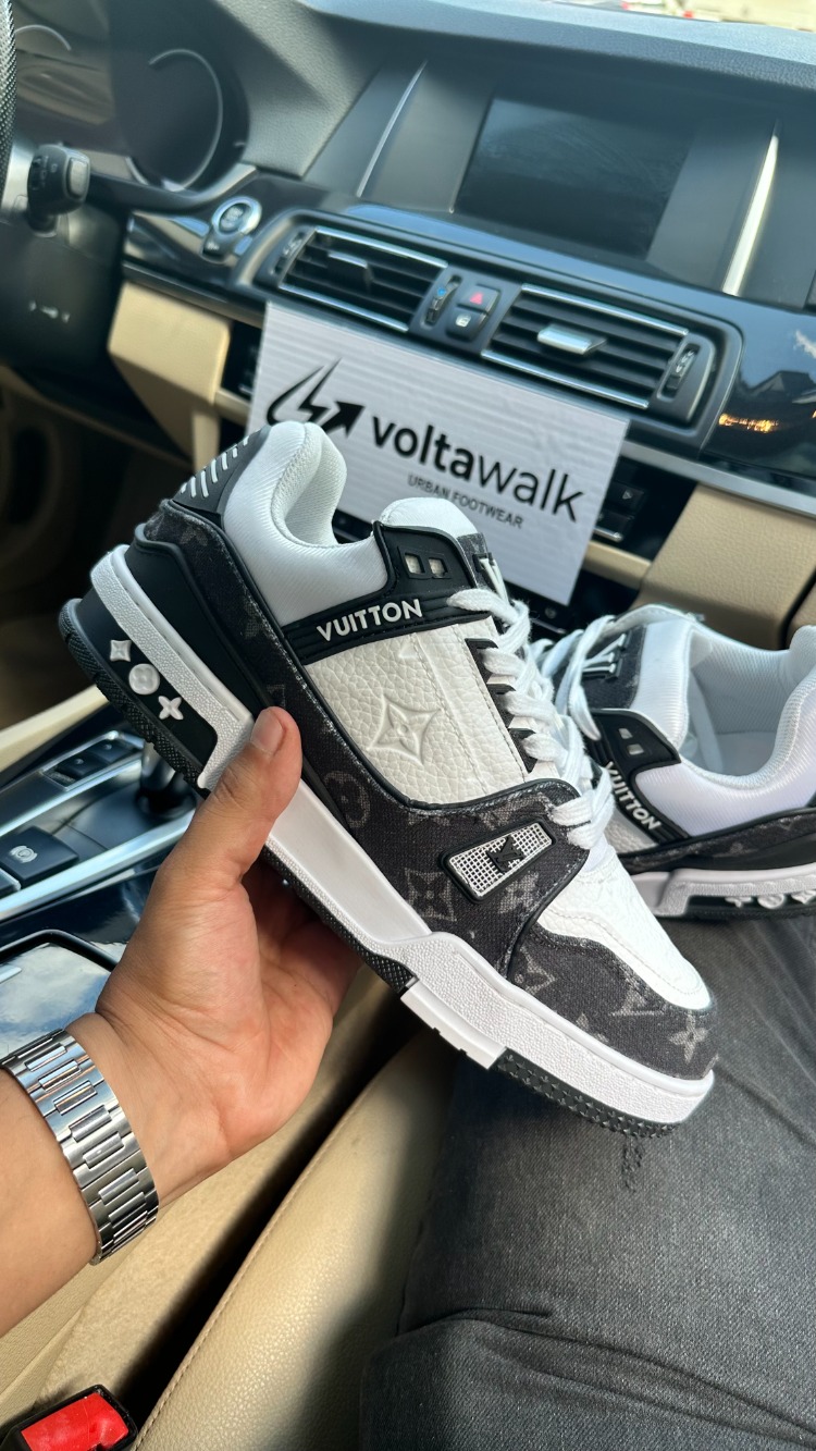 Louis Vuitton Trainer Black Denim