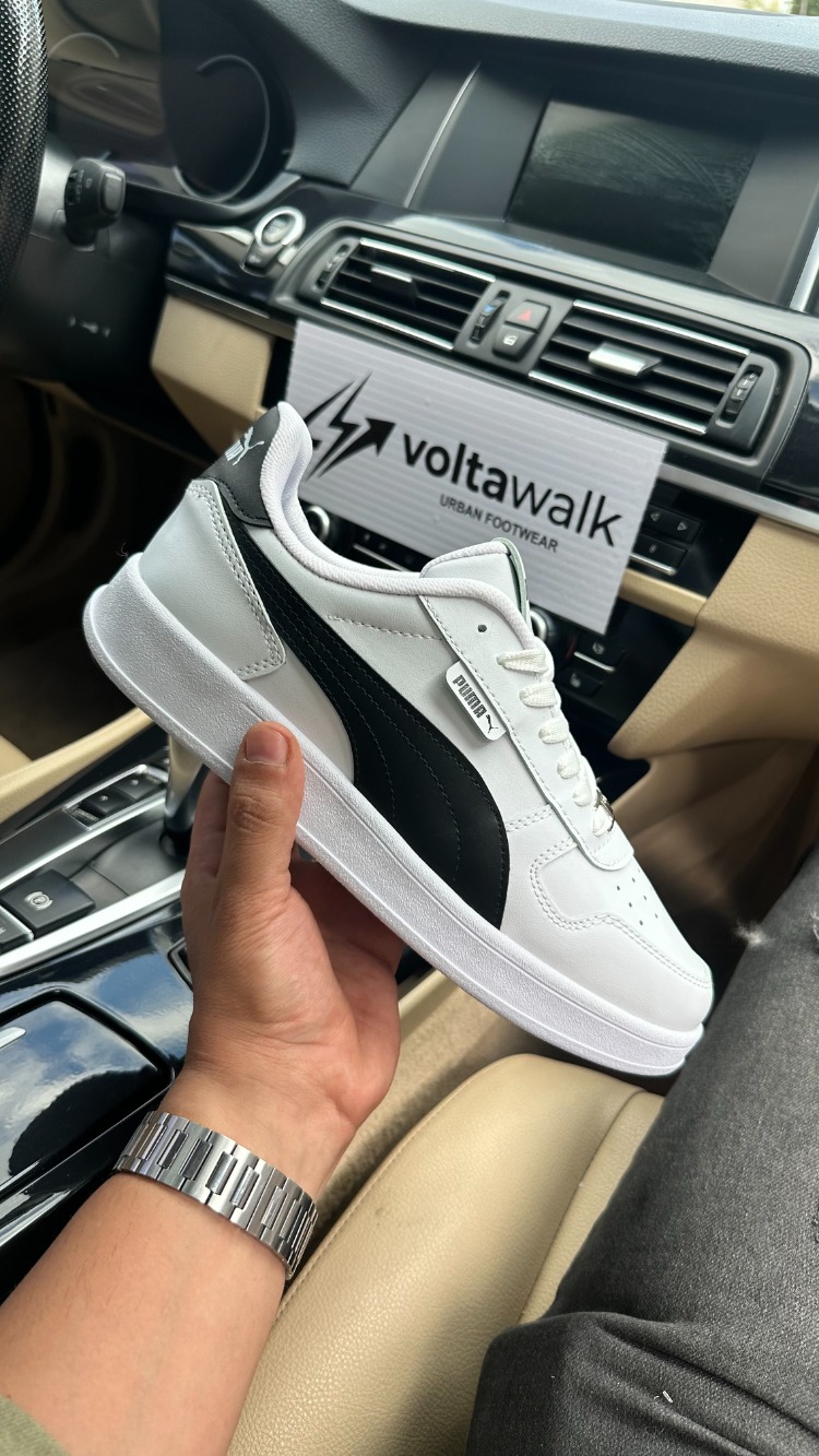 Puma Caven 2.0 Beyaz Siyah Detayli