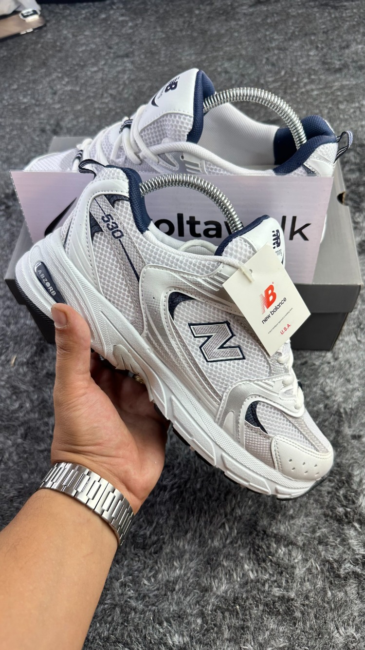 New Balance 530 White/Silver/Navy