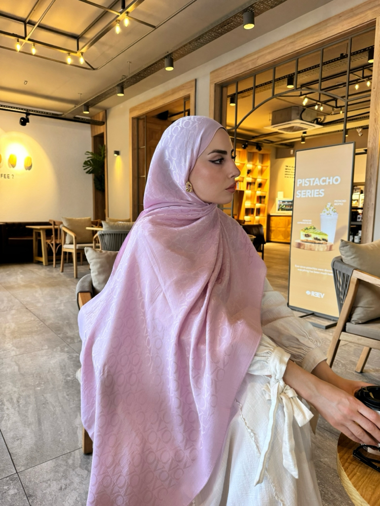 VALANTİNO ORLANDİ VO DESEN PEMBE ŞAL