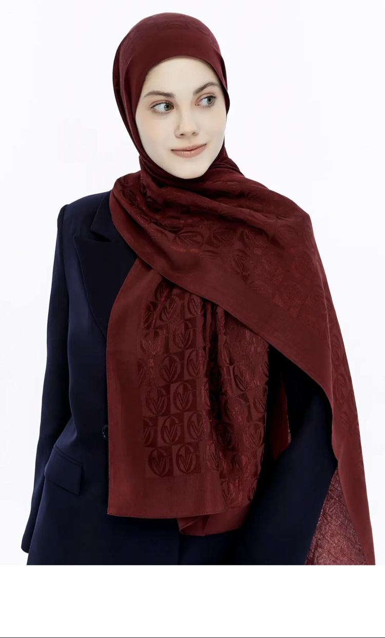 VALANTİNO ORLANDİ iTALİK DESEN BORDO