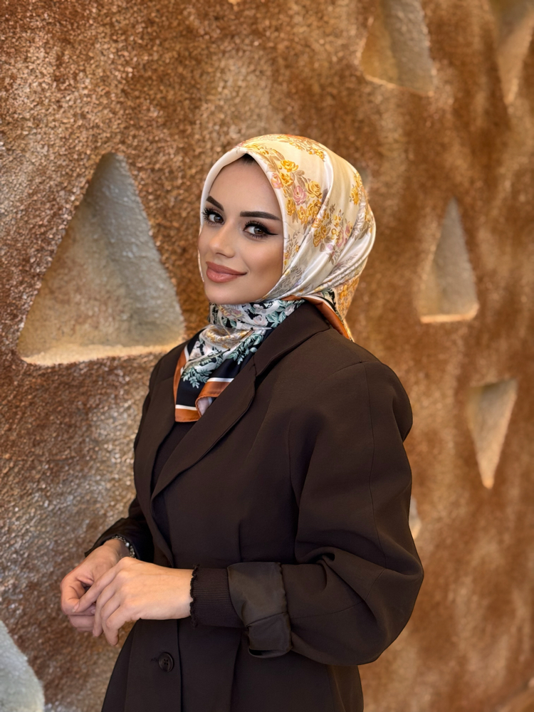 A Kalite Twill İpek Eşarp