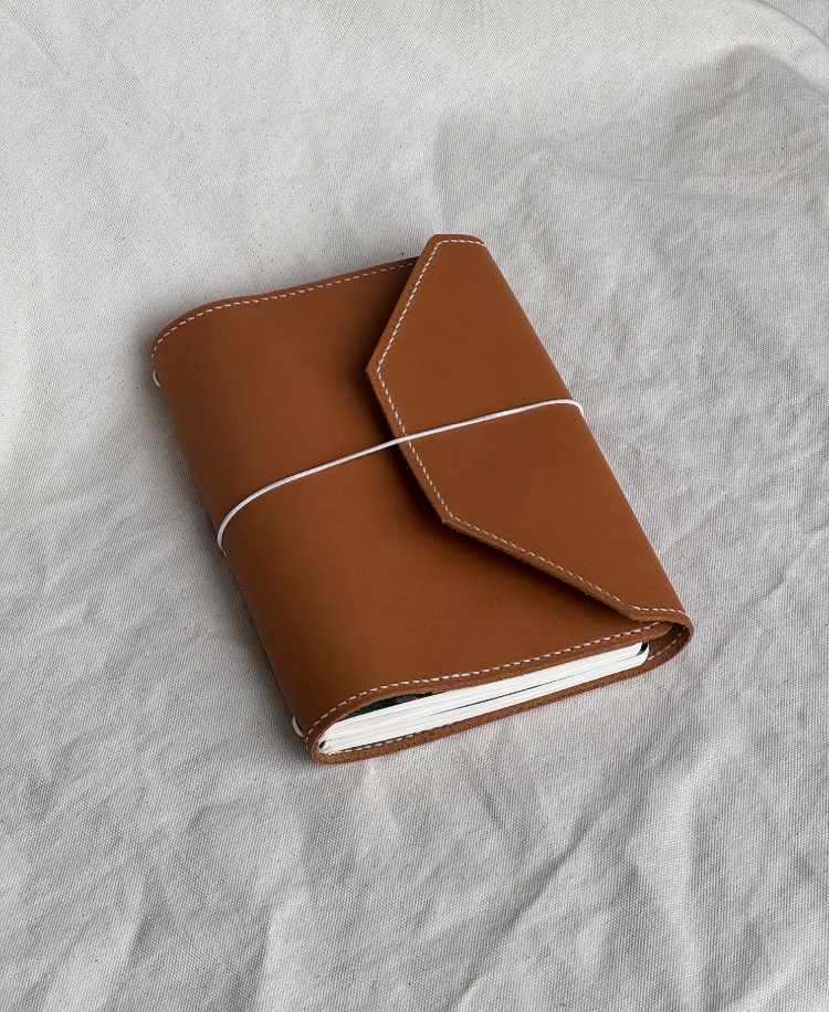Custom A5 Trifold Leather Journal