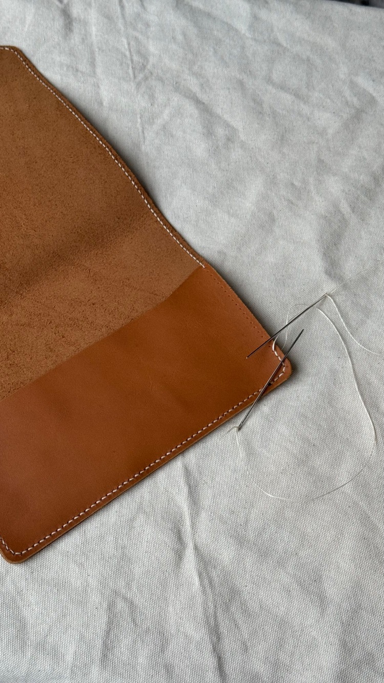 Custom A5 Trifold Leather Journal