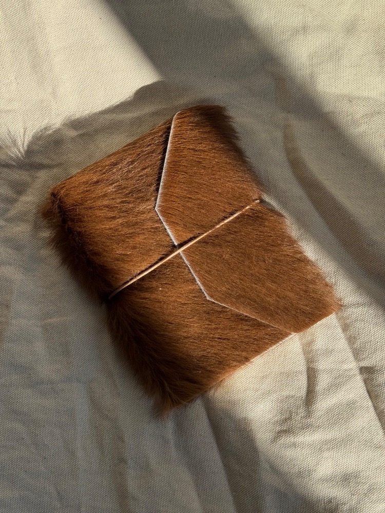 A6 Trifold Goat Leather Journal