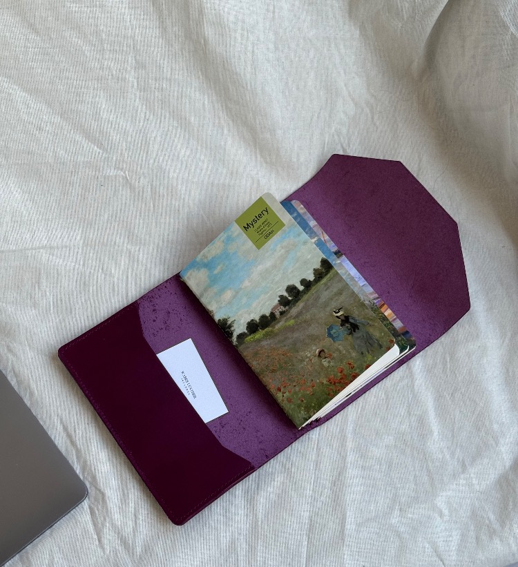 Custom A5 Veg-Tanned Trifold Leather Journal