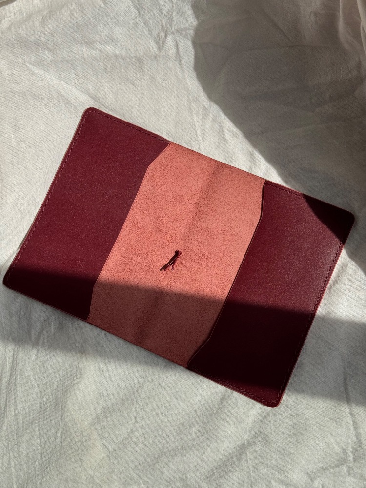 Custom order- Slip-On A5 Leather Journal Cover