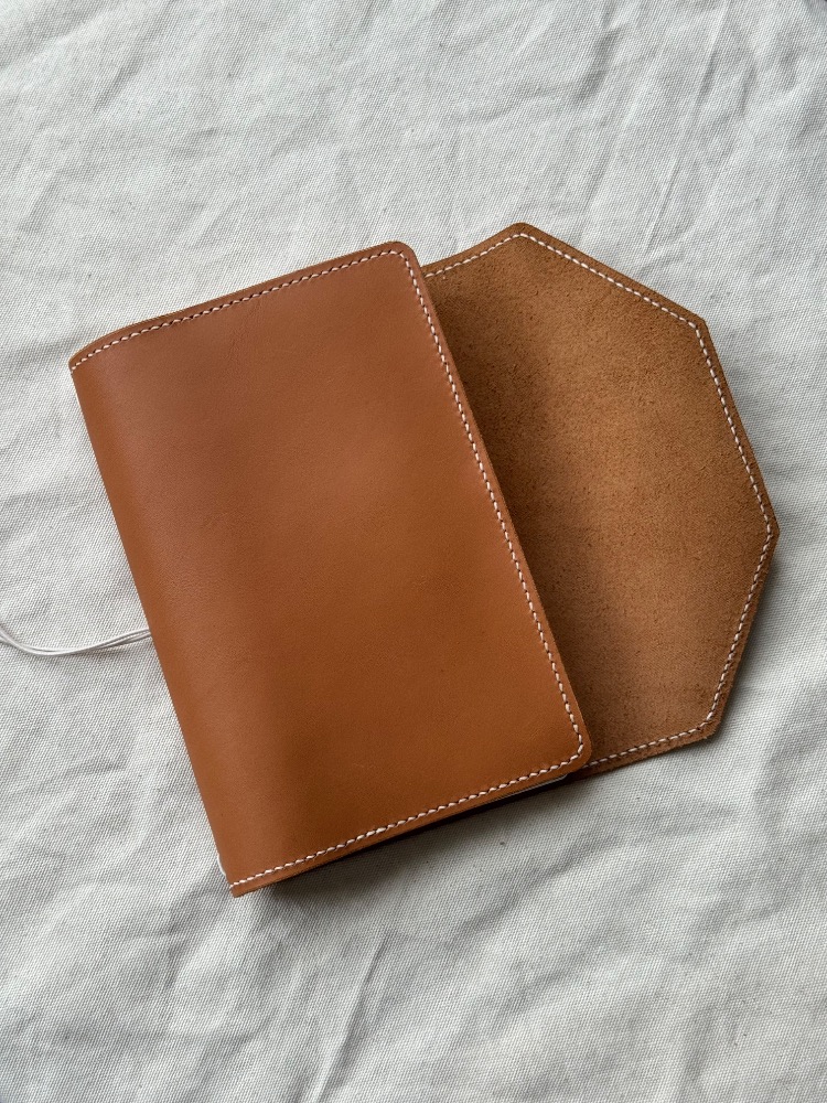 Custom A5 Trifold Leather Journal