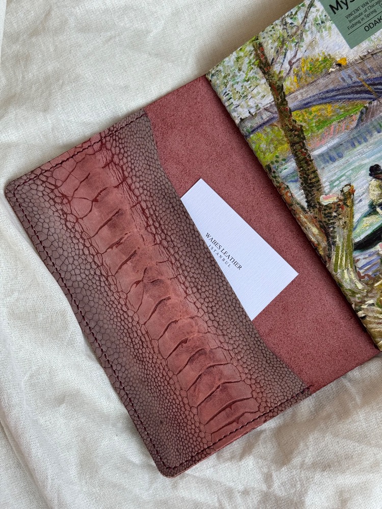 A5 Ostrich Edition Leather Journal