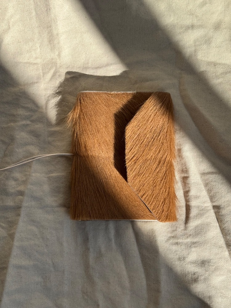 A6 Trifold Goat Leather Journal