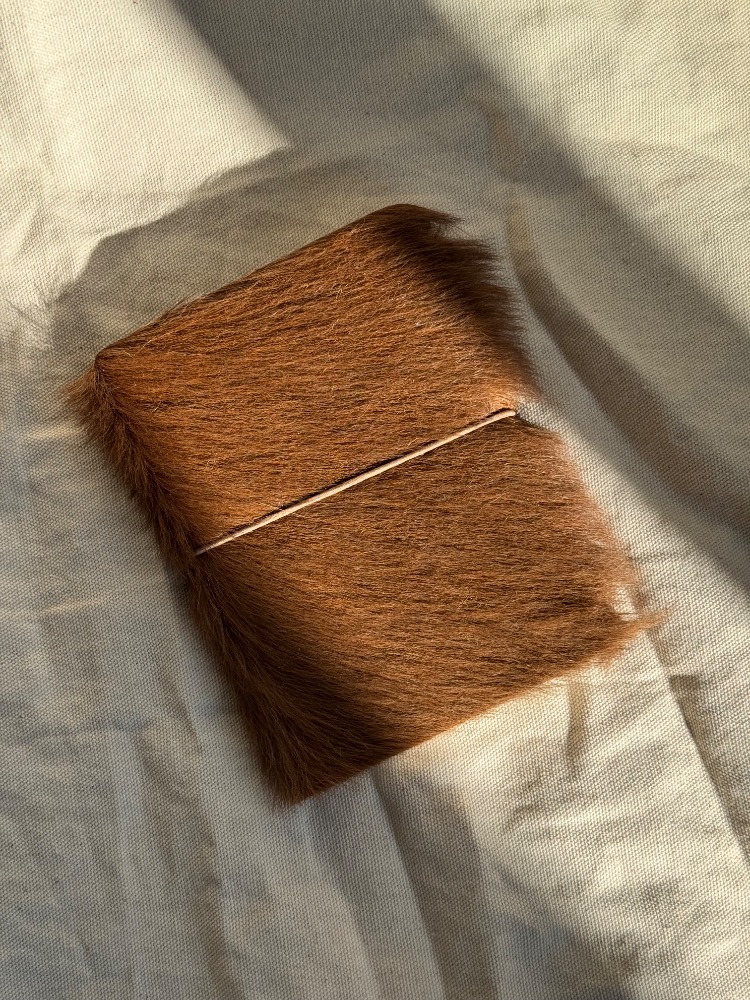 A6 Trifold Goat Leather Journal