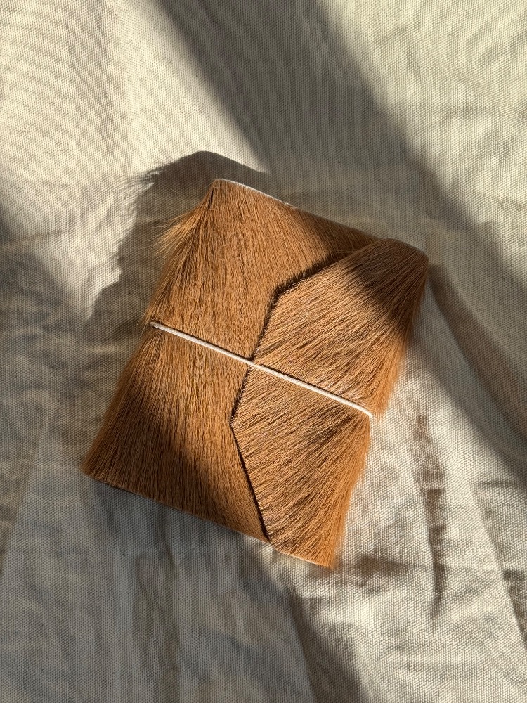A6 Trifold Goat Leather Journal