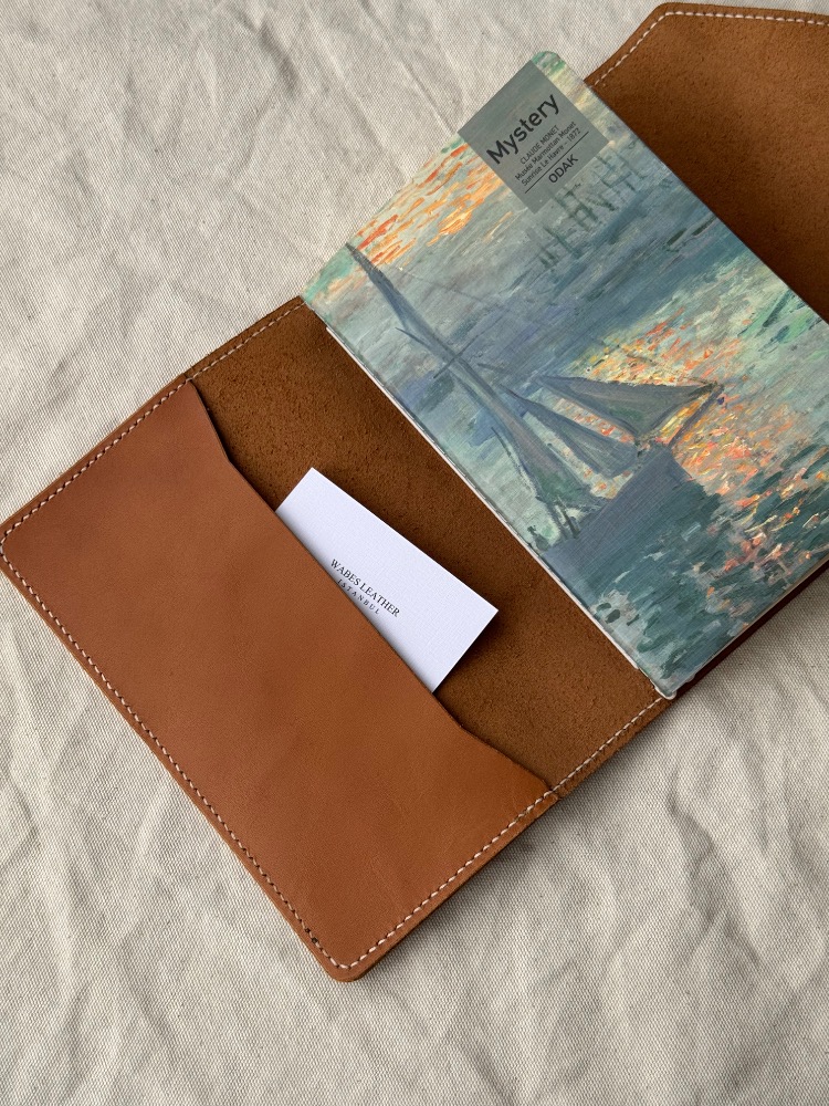 Custom A5 Trifold Leather Journal