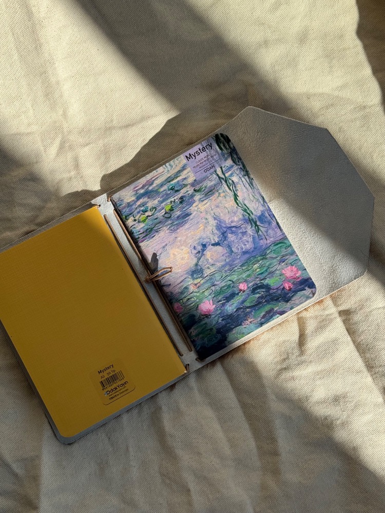 A6 Trifold Goat Leather Journal