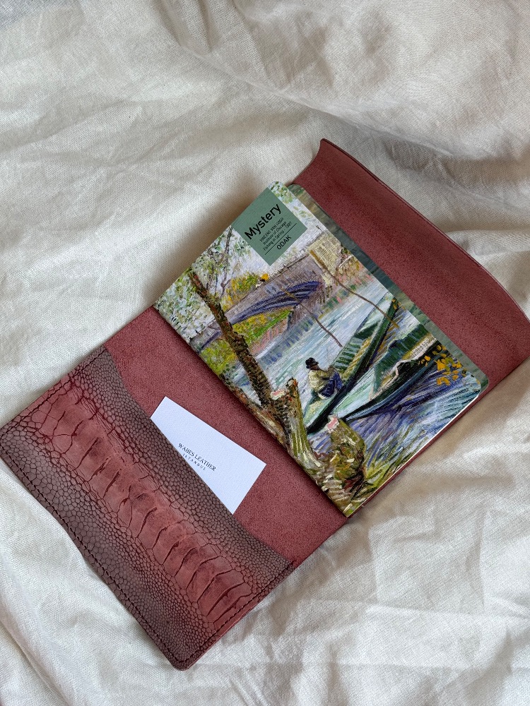 A5 Ostrich Edition Leather Journal
