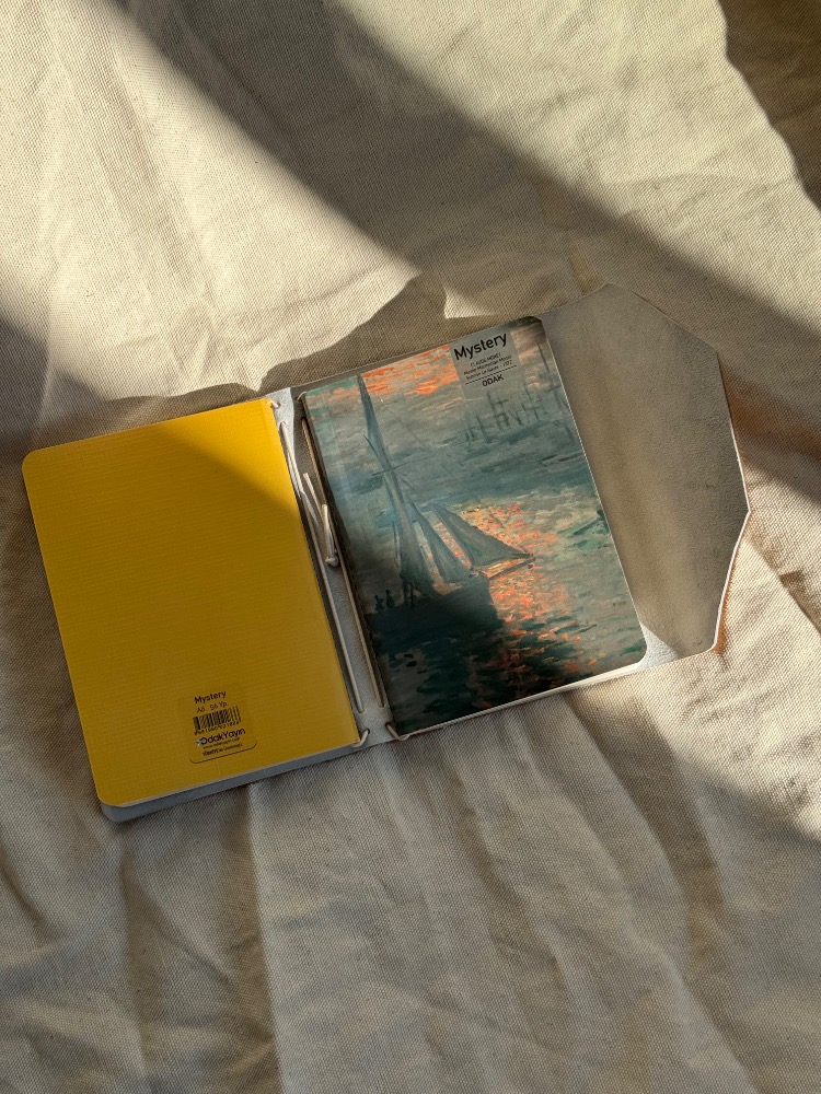 A6 Trifold Goat Leather Journal
