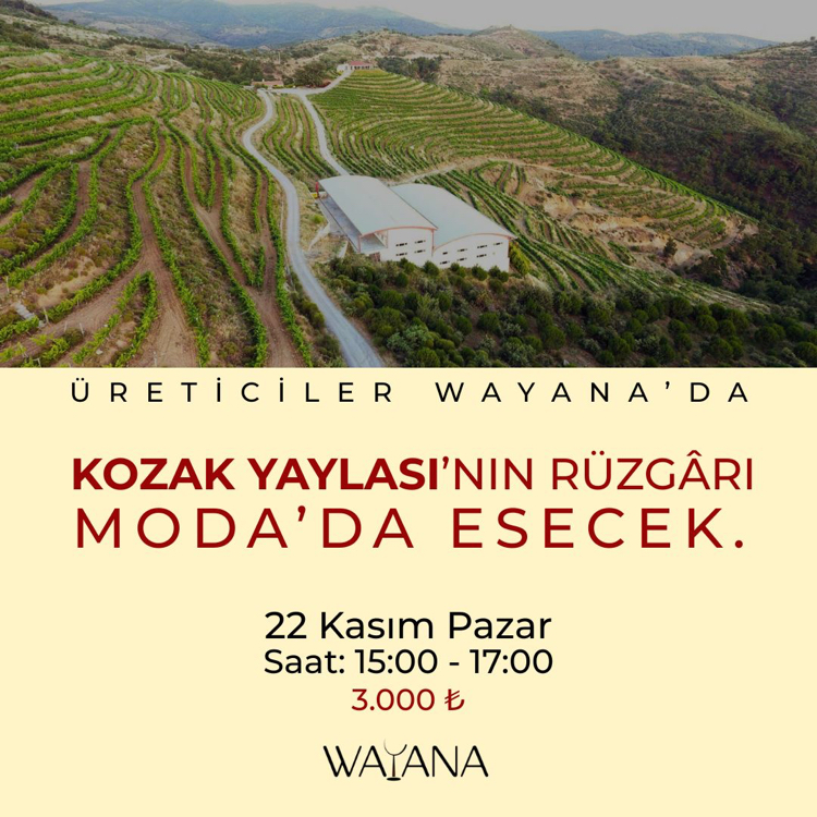 Üreticiler Wayana’da: 22 Kasım 2026