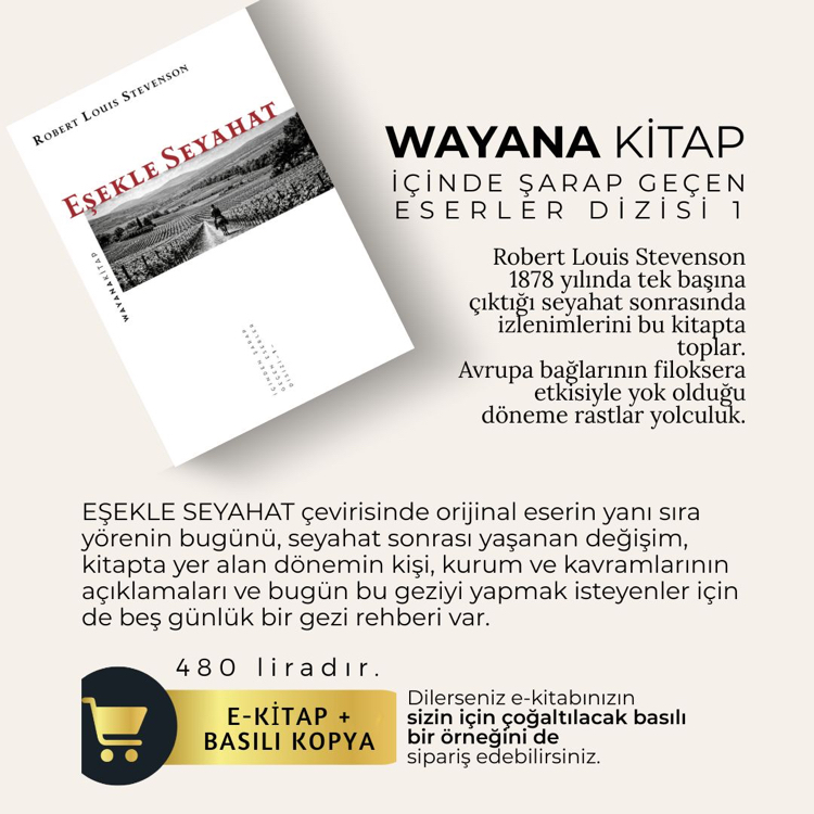 Eşekle Seyahat – E-Kitap + Basılı Kopya 