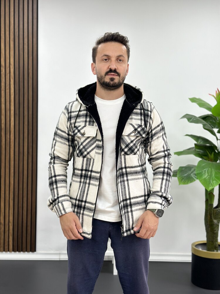 Kürklü Oduncu Gömlek Ceket 