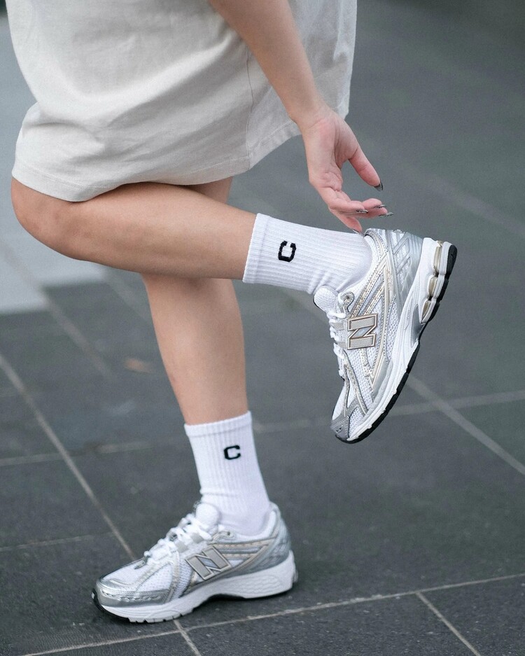 New Balance 1906R White Rain Cloud Silver Metallic