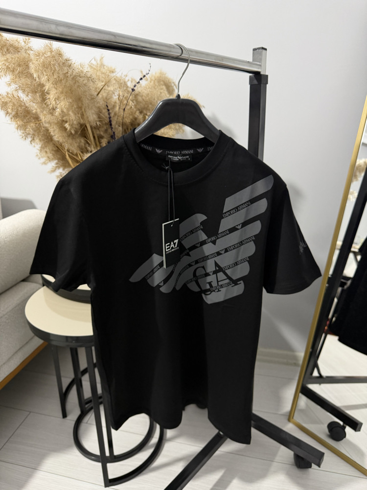 Siyah Armani Premium Tişört 