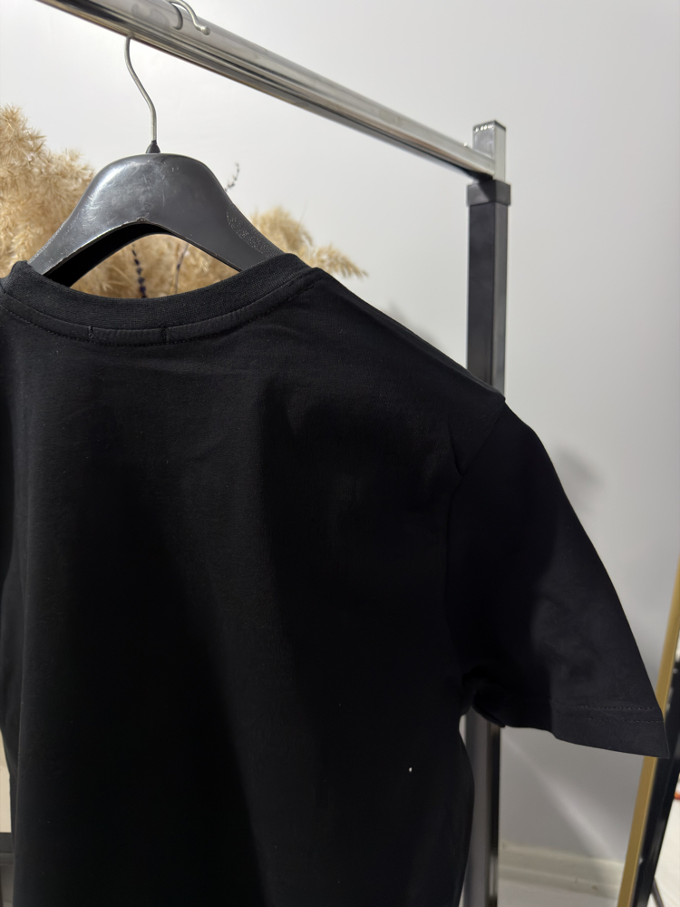 Siyah Burberry Premium Tişört 