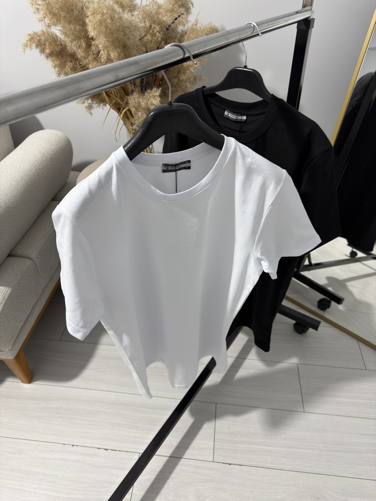 Sade Premium Kumaş Beyaz Tişört