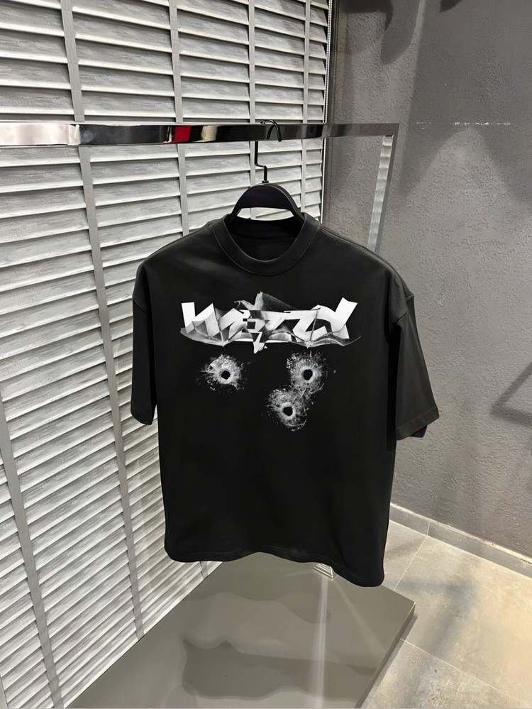 Wezzy Bullet Impact Black Tshirt