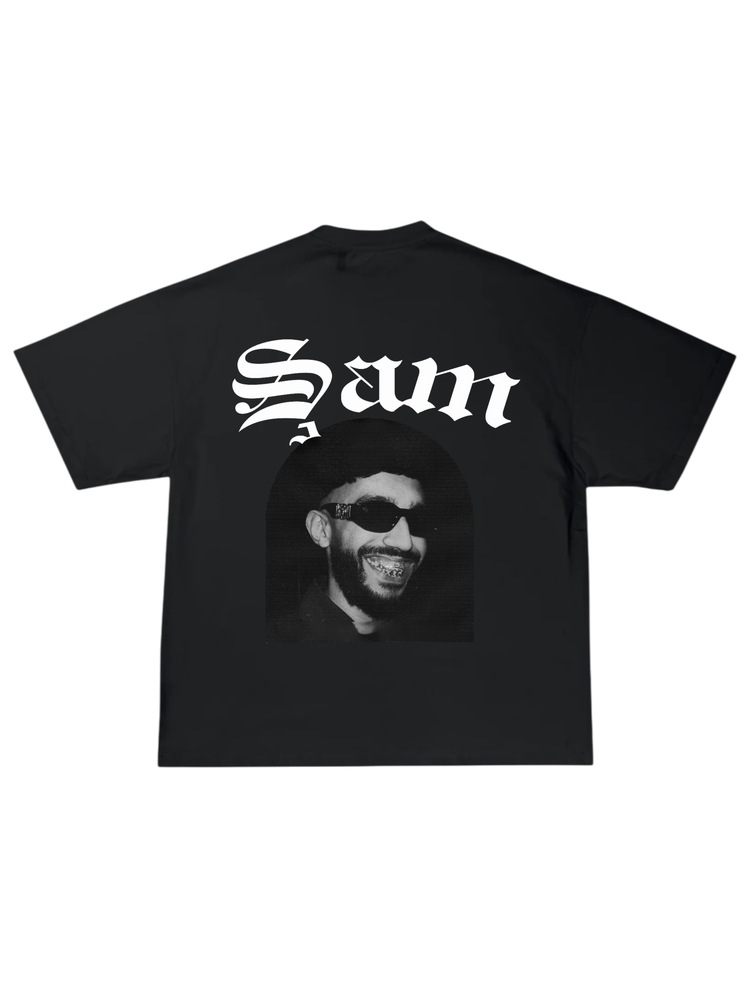 Şam Ön Arka Baskı Tshirt