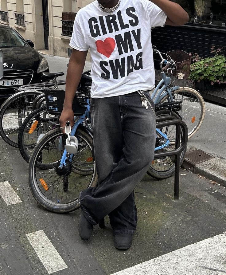 Girls My Swag Tshirt White