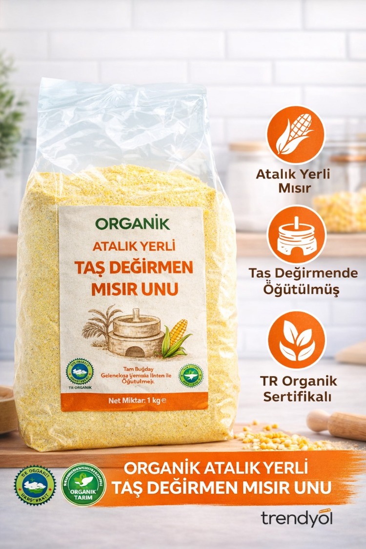 ORGANİK MISIR UNU 1 KG