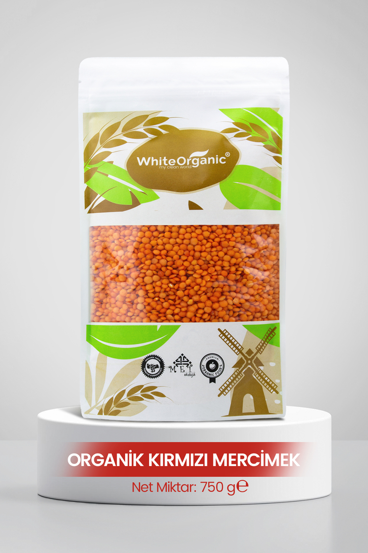 ORGANİK KIRMIZI MERCİMEK 750 GR