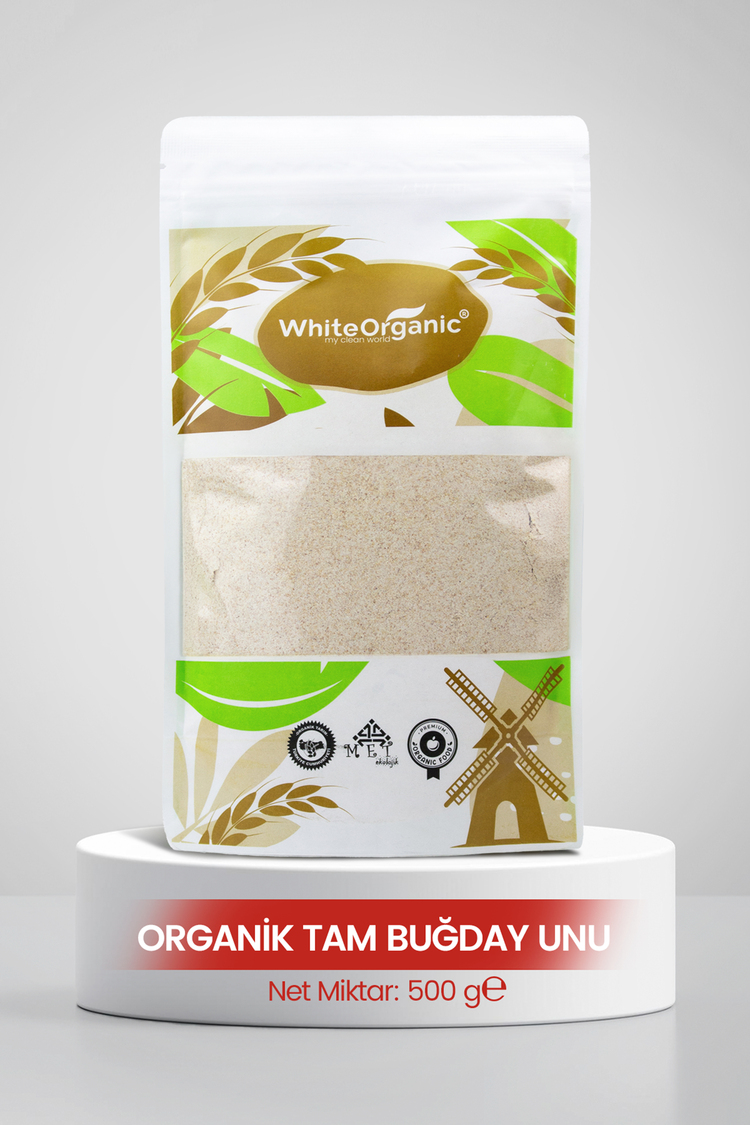 ORGANİK TAM BUĞDAY UNU 500 GR