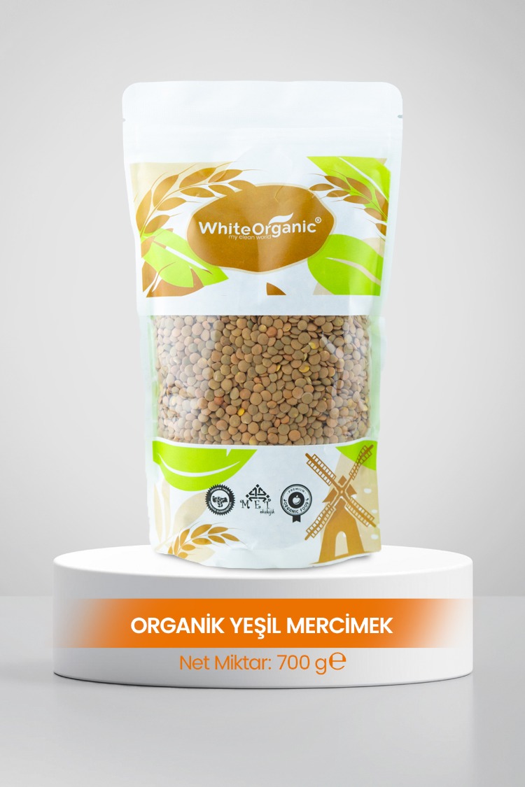 ORGANİK YEŞİL MERCİMEK 700 GR