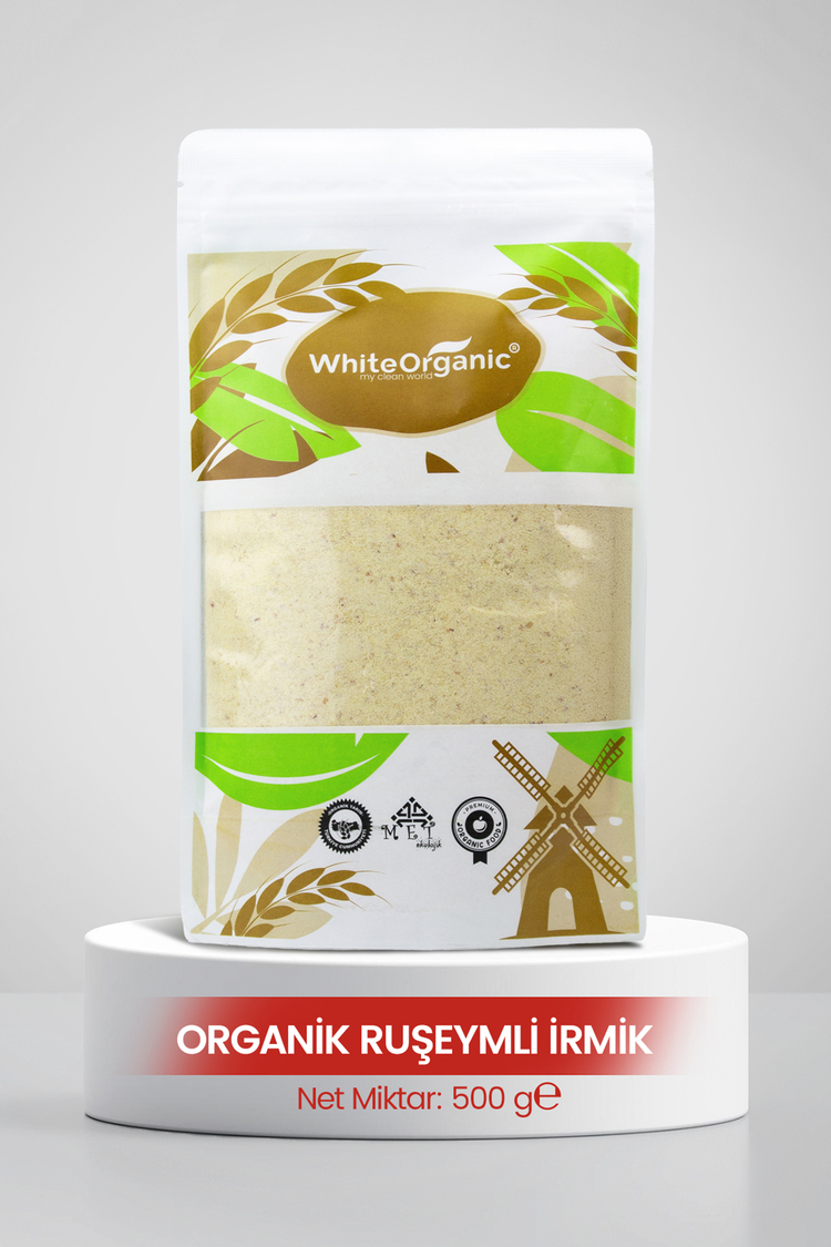 ORGANİK RUŞEYMLİ İRMİK 500 GR