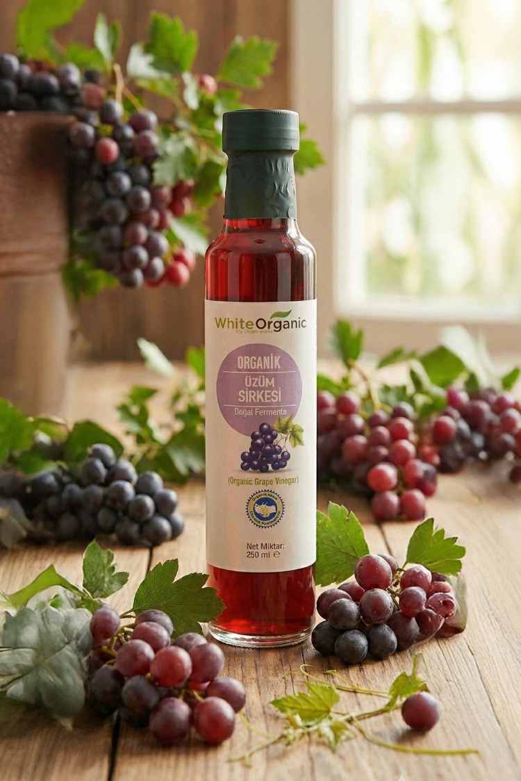 ORGANİK ÜZÜM SİRKESİ 250 ML