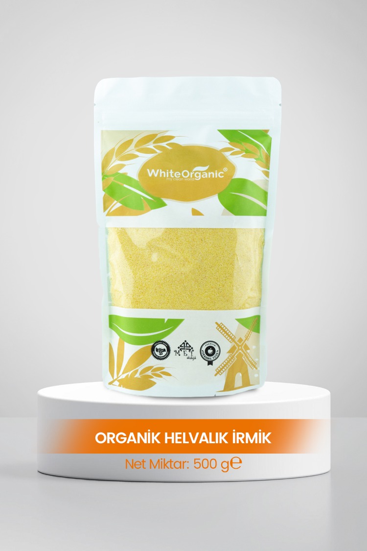 ORGANİK HELVALIK İRMİK 500 GR