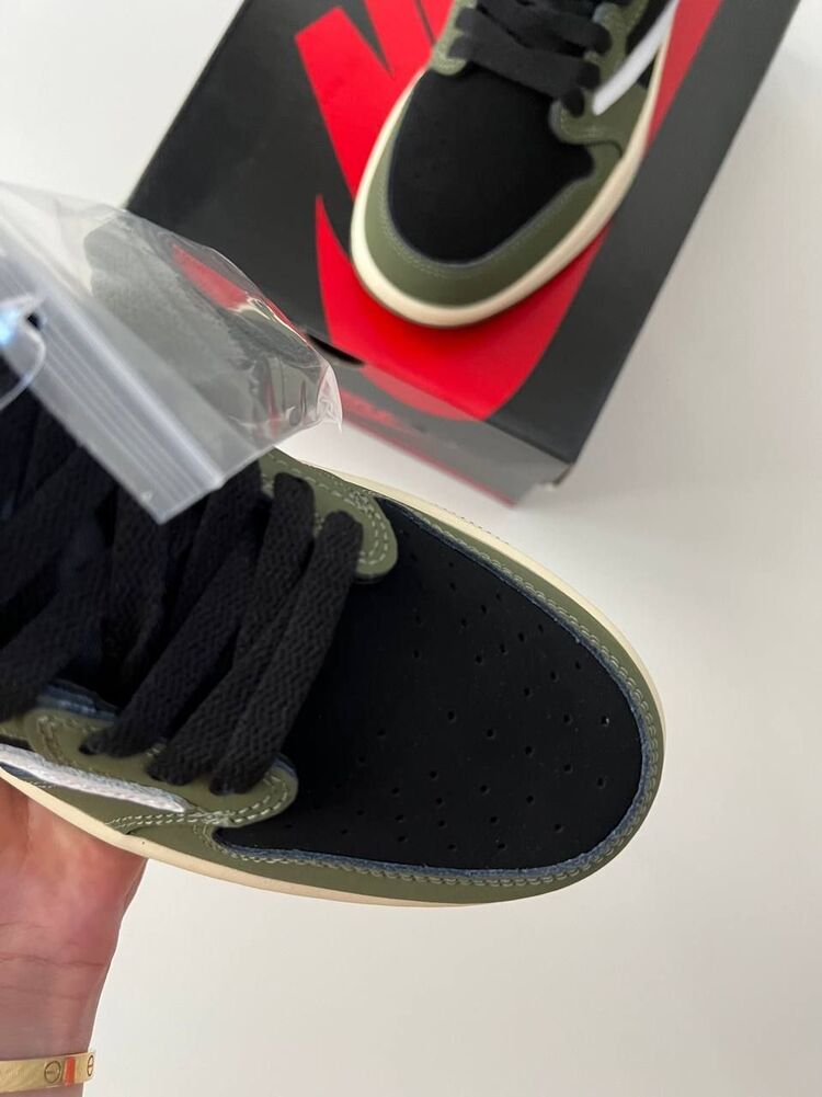 Travis Scott x Air Jordan 1 Low OG Black Olive