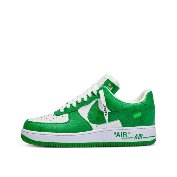 Louis Vuitton x Air Force 1 White Green
