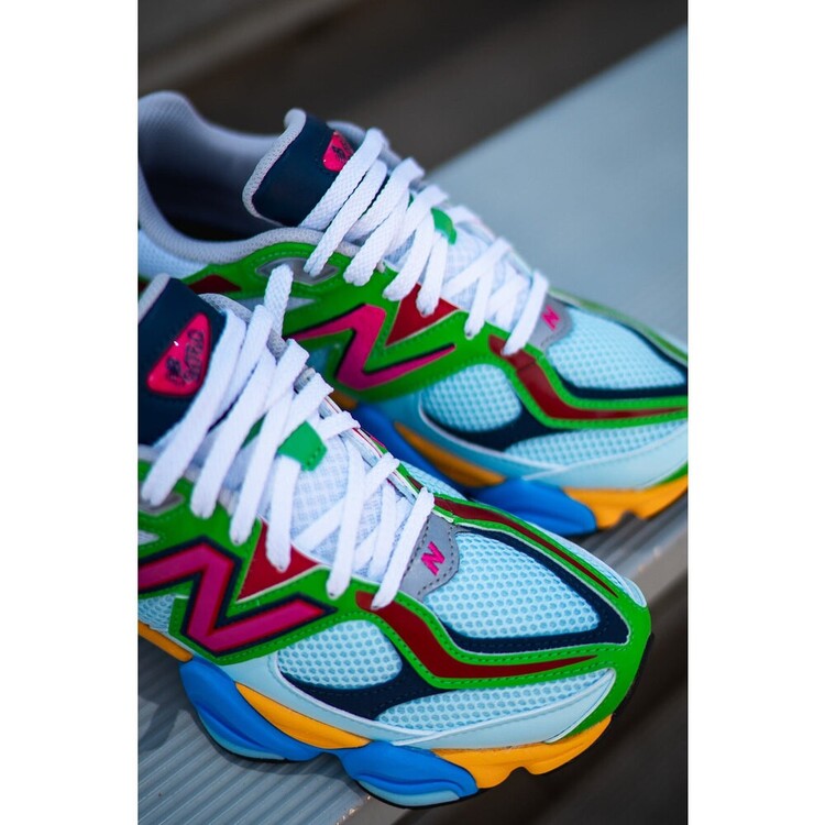 New Balance 9060 Beach Glass Pink in Blue