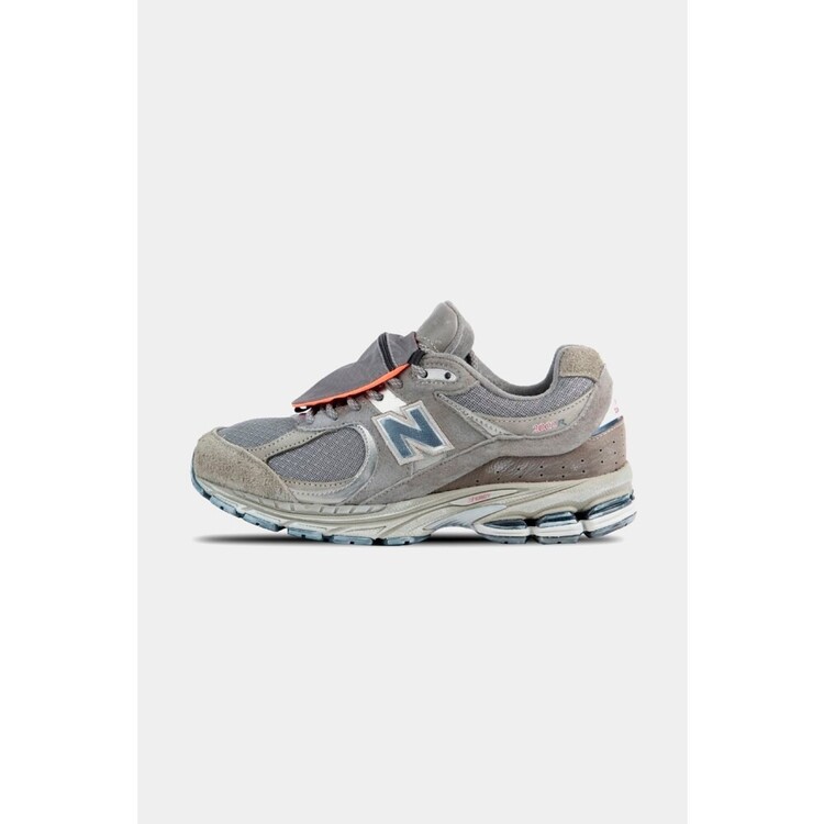 New Balance 2002R Grey Brown Pouch
