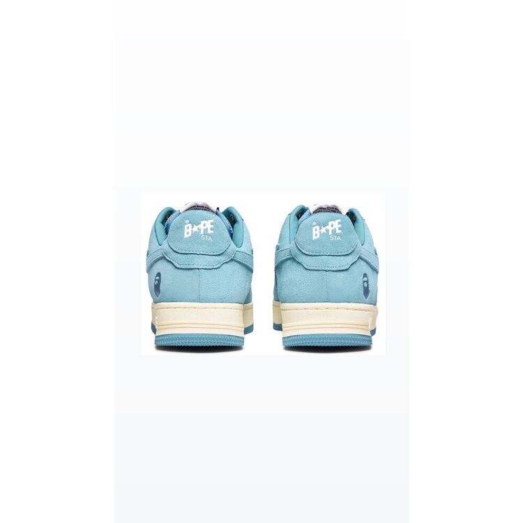 A BATHING APE BAPE STA SUEDE BLUE