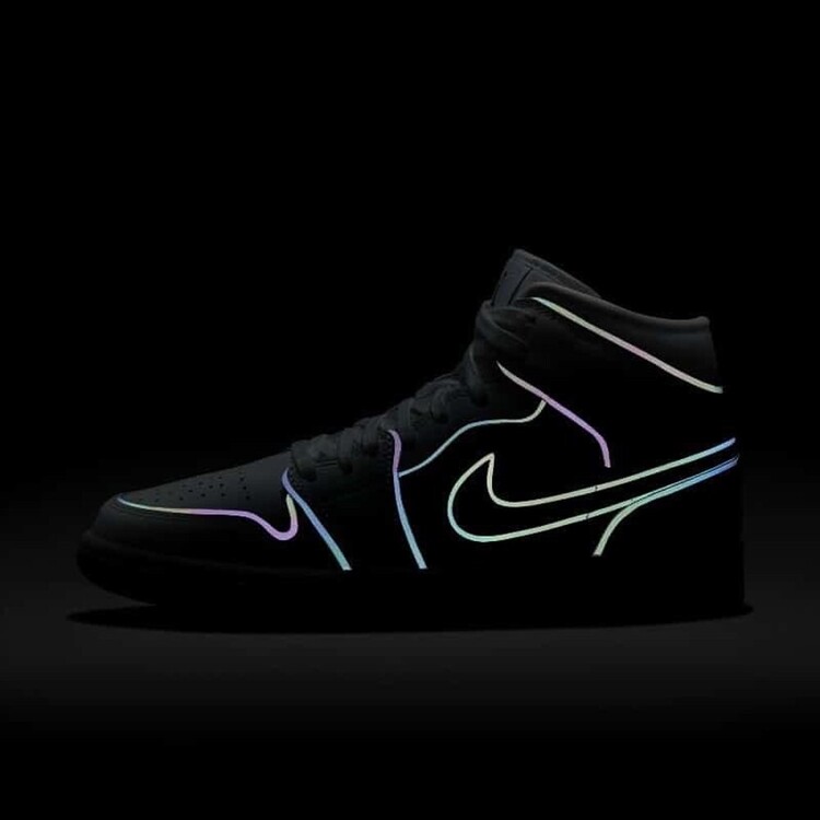 Air Jordan 1 Mid SE Iridescent Reflective