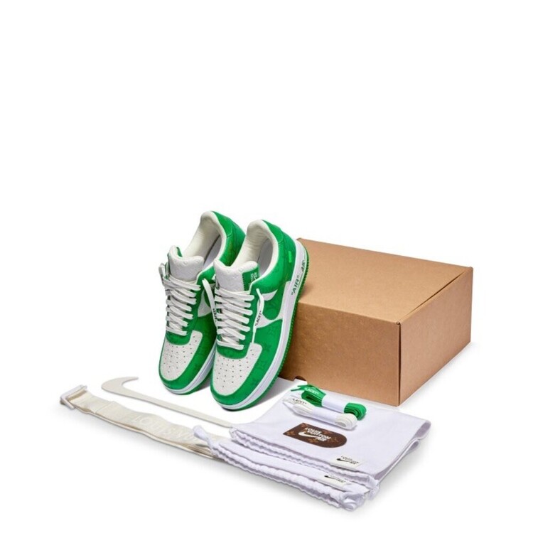 Louis Vuitton x Air Force 1 White Green