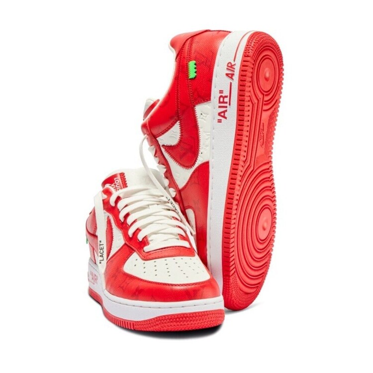 Louis Vuitton x Air Force 1 White Red