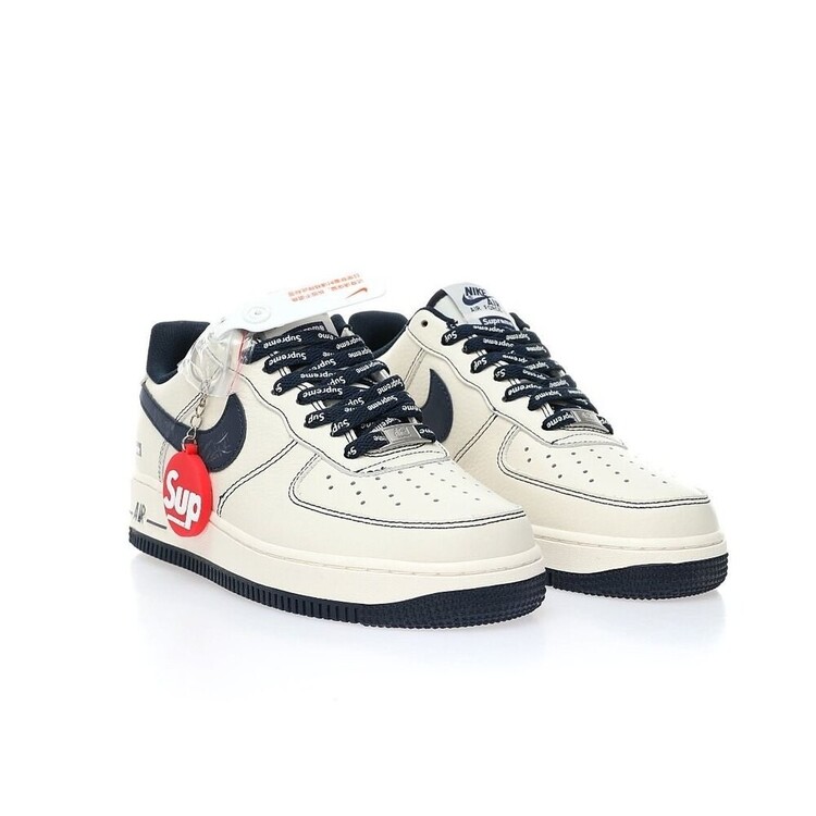 Air Force 1 X Supreme “Cream Black”
