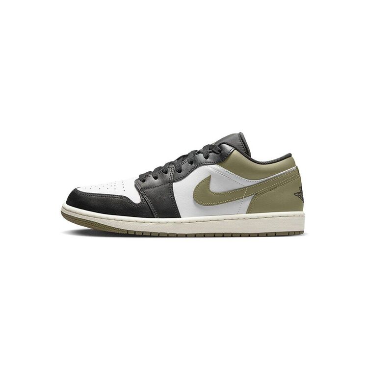 Air Jordan 1 Low 'black toe medium olive'